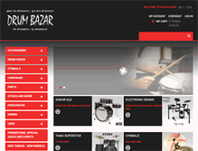 Tablet Screenshot of drumbazar.net
